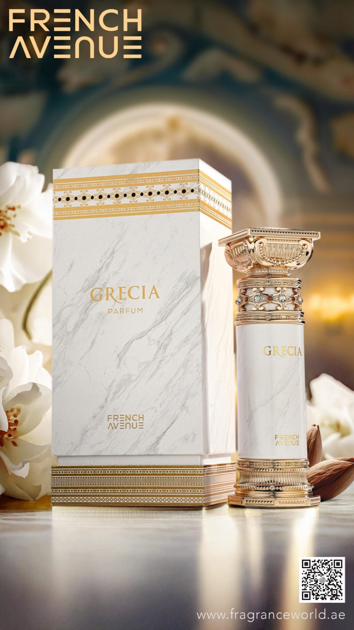 FW French Avenue GRECIA WHITE 100ml eau de parfum - Emy Make Up
