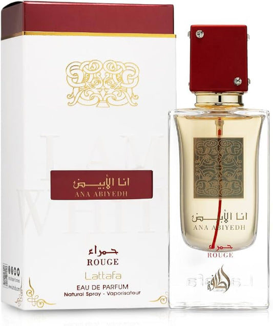 Lattafa Ana Abiyedh Rouge 60ml eau de parfum - Emy Make Up