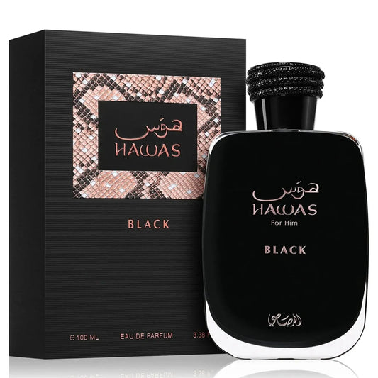 Rasasi Hawas Black Edp 100ml - Emy Make Up